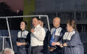 ‘อนุทิน’โผล่เซอร์ไพรส์หาเสียง‘บึงพระรามเก้า ห้วยขวาง’ ขึ้นจยย.บึ่งเข้าเวทีปราศรัย