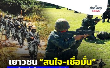 เยาวชน “สนใจ-เชื่อมั่น” กองทัพ แห่สมัครทหารออนไลน์