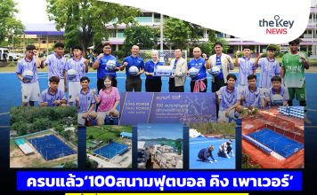 ครบแล้ว‘100สนามฟุตบอล คิง เพาเวอร์’ พื้นที่แห่งความหวังยกระดับเยาวชนไทย